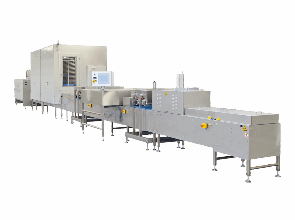 One-shot moulding line